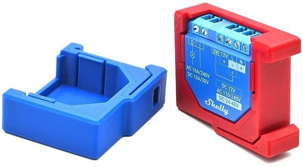 Shellane Adaptor Адаптер за монтаж към DIN шина на Shelly Plus/Gen3/Gen4